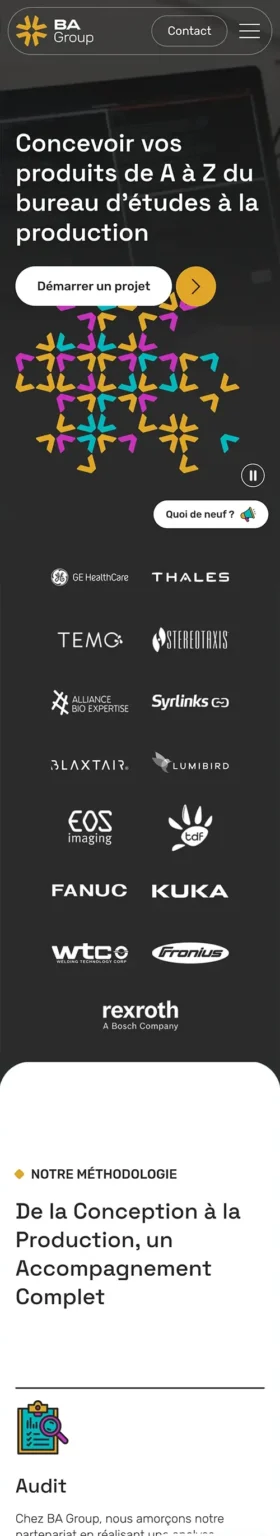 Site internet de BA Group